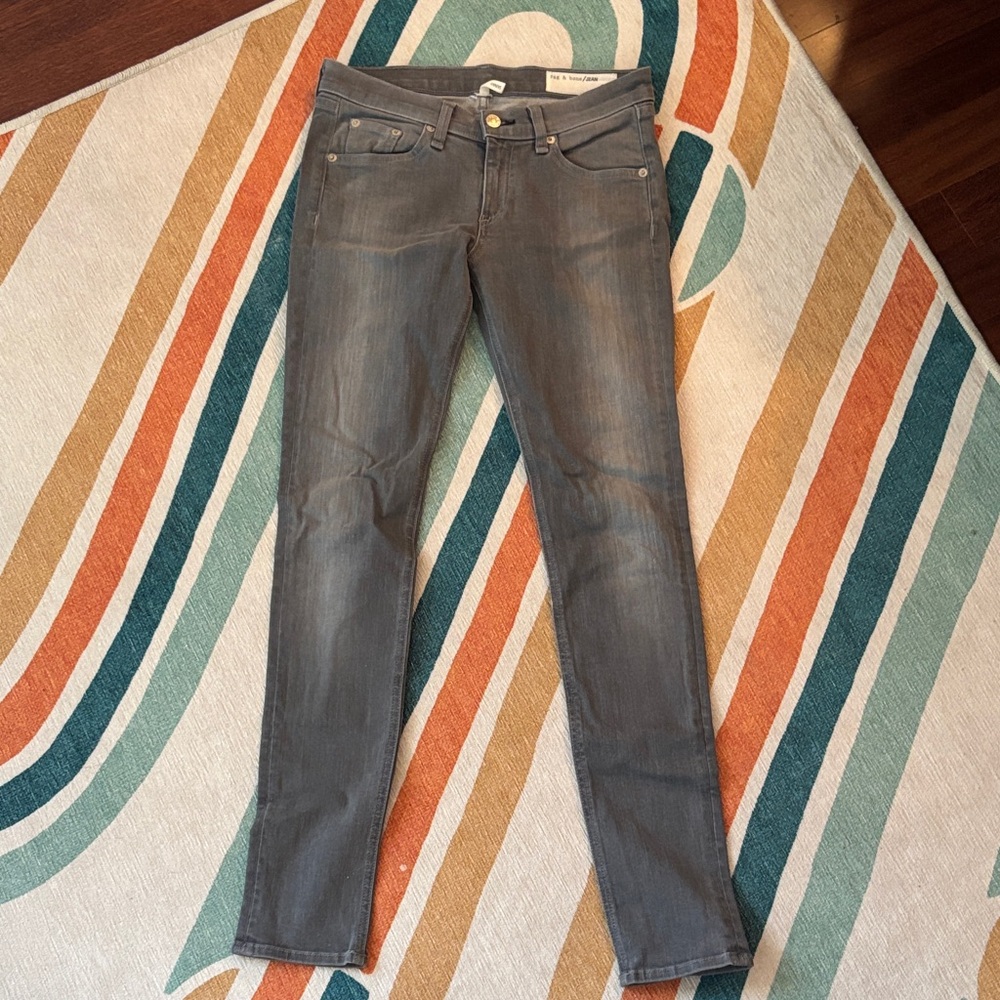 Rag & Bone Charcoal Skinny Jeans